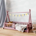 Łóżko tipi z barierkami